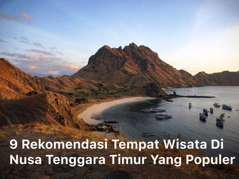 9 Rekomendasi Tempat Wisata di Nusa Tenggara Timur yang Populer; Pantai Pink di Pulau Komodo; Gunung Kelimutu; Kampung Adat Wae Rebo; Pulau Rote; Pantai Koka; Desa Wologai; Taman Nasional Laiwangi Wanggameti; Pantai Bena; Pulau Alor;