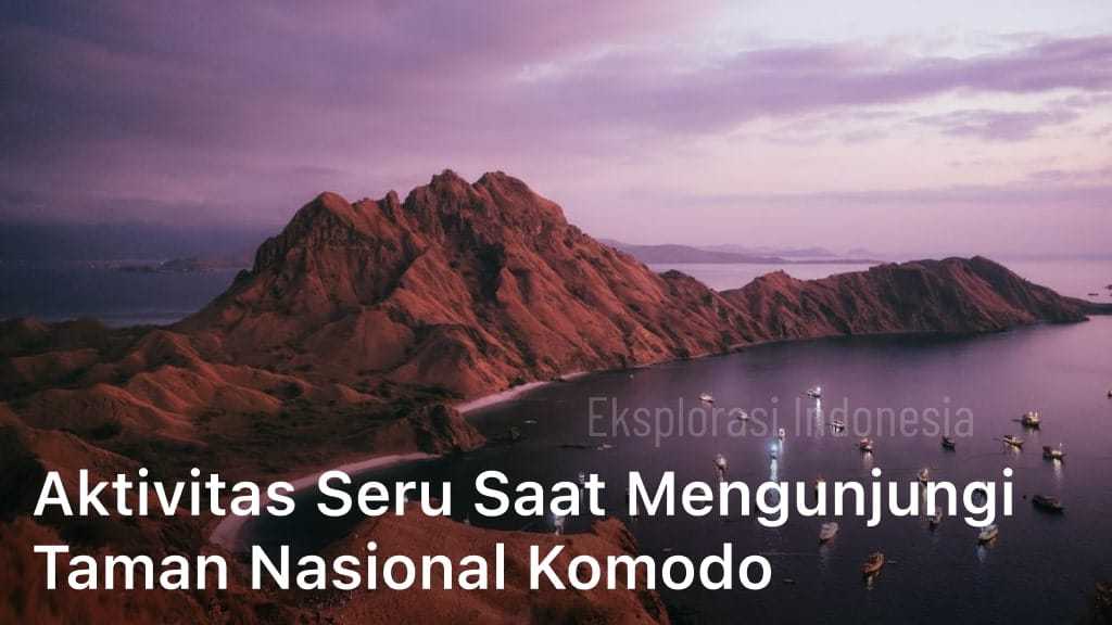 Aktivitas Seru Saat Mengunjungi Taman Nasional Komodo