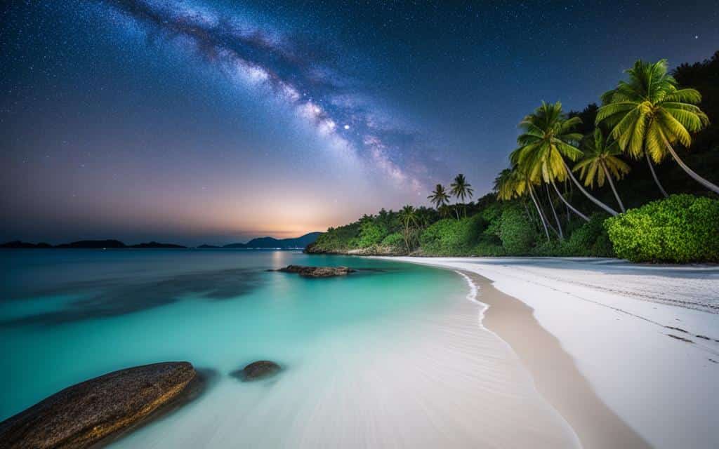 pantai bintang pulau pari