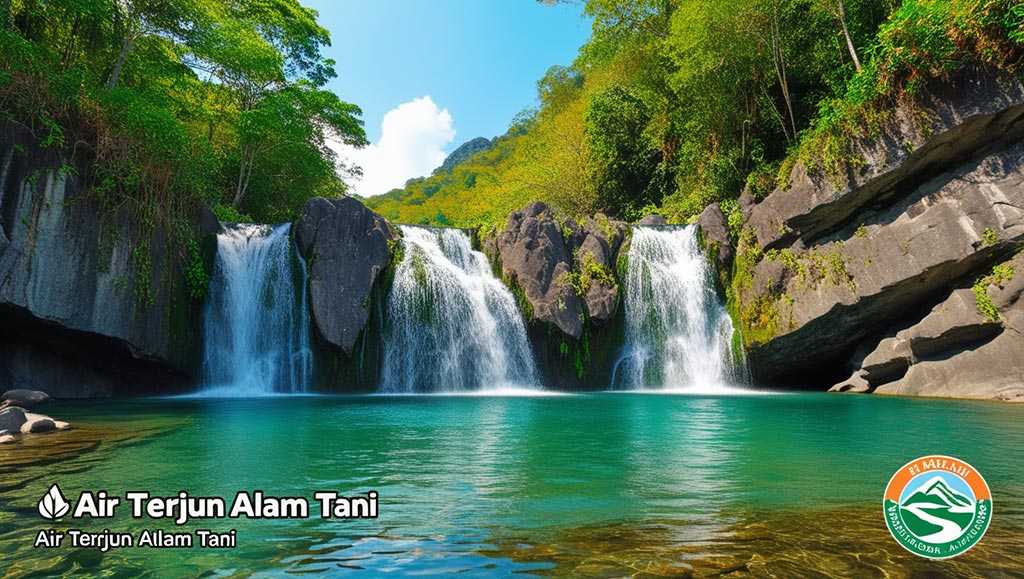 keindahan Air Terjun Alam Tani
