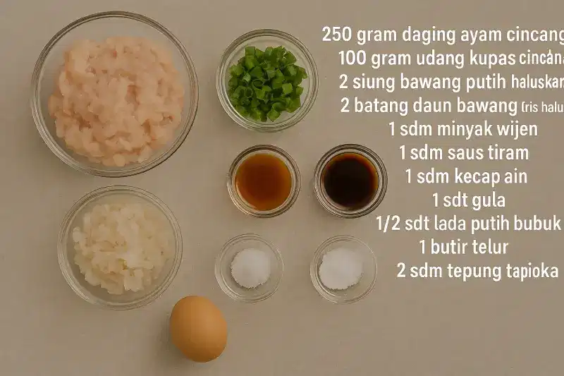 Bahan-Bahan yang Dibutuhkan