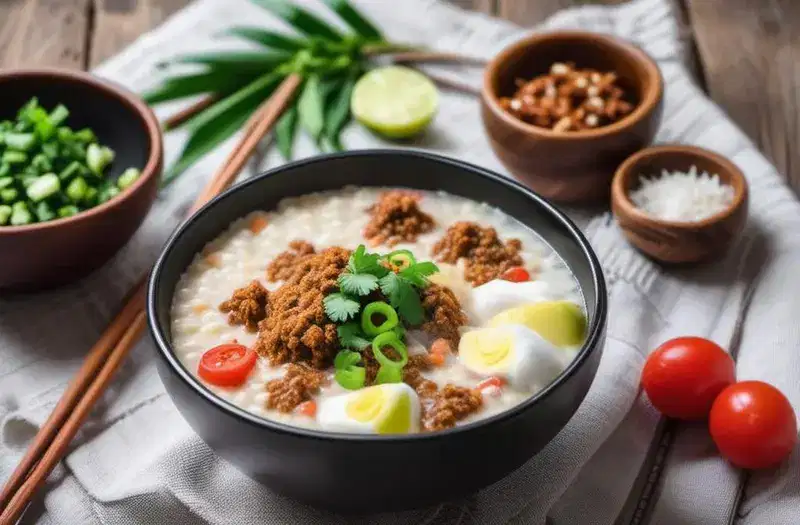 4. Proses Memasak Bubur Singkawang Krendang