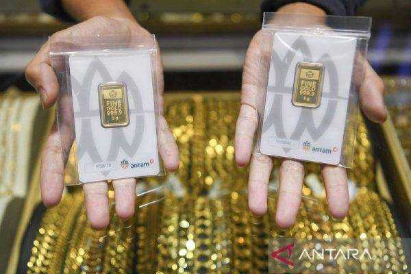 Harga emas Antam naik beruntun1a