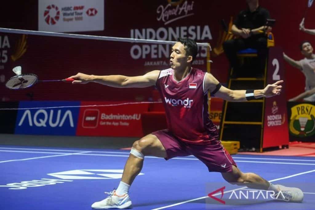 Jonatan Christie gagal ke babak selanjutnya 4