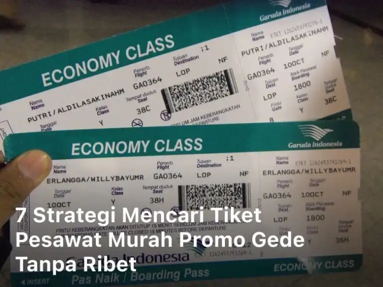 7 Strategi Mencari Tiket Pesawat Murah Promo Gede Tanpa Ribet
