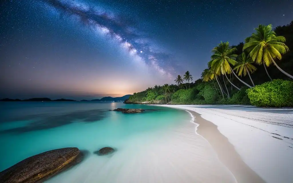 pantai bintang pulau pari