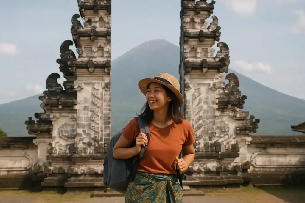 Tips Liburan ke Bali Hemat , yang menunjukkan bahwa pengalaman liburan menyenangkan tidak harus mahal.