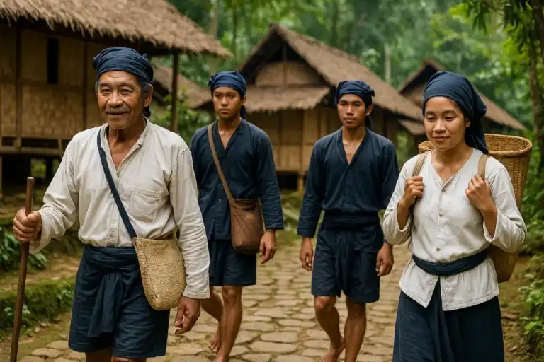Wisata Budaya Suku Baduy yang mencerminkan kekayaan warisan budaya lokal.