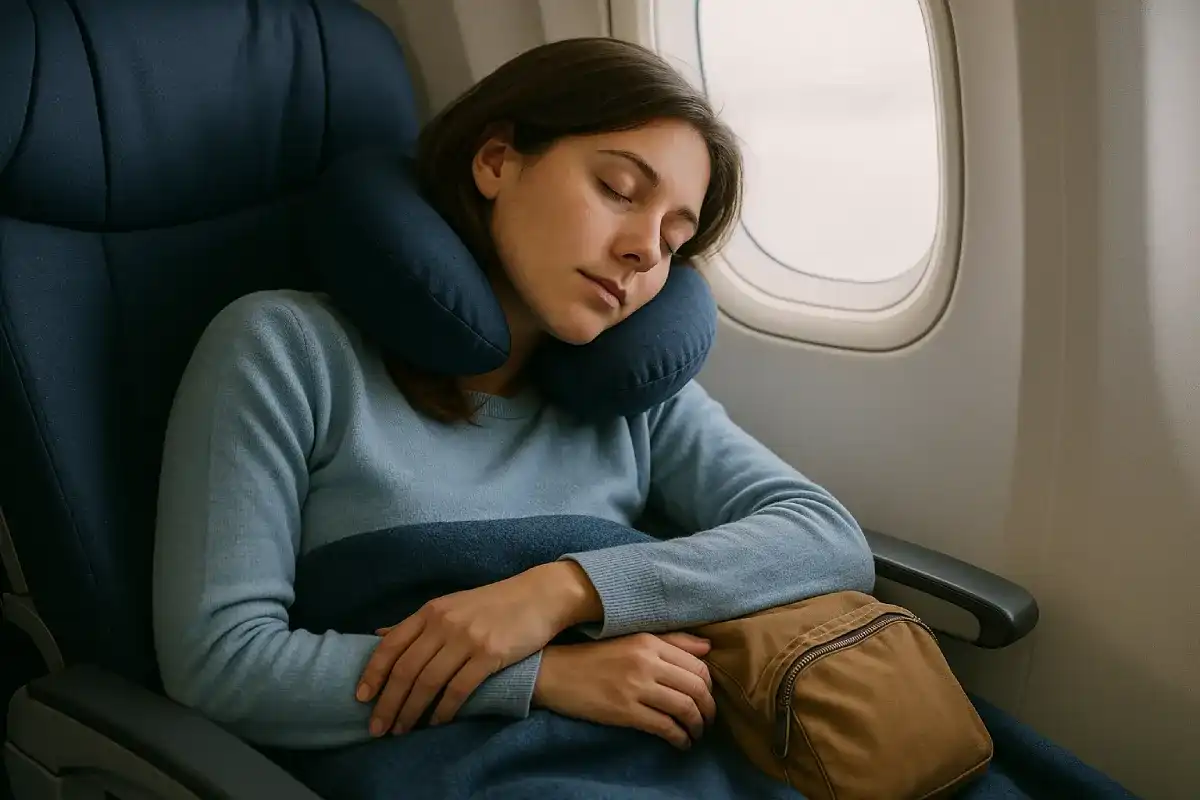 Tips agar cepat tidur saat bepergian melibatkan penggunaan alat pendukung seperti bantal leher, menjaga kelembapan tubuh, serta menciptakan suasana tenang agar dapat meraih istirahat berkualitas meskipun di tempat yang tidak biasa.