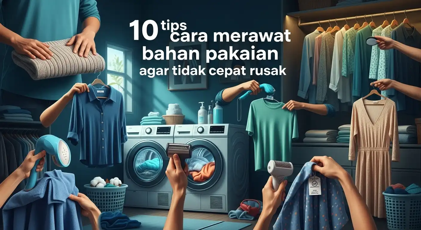 10 Tips cara merawat bahan pakaian agar tidak cepat rusak
