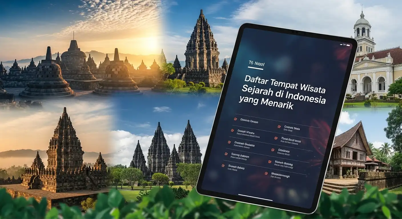 Daftar Tempat Wisata Sejarah di Indonesia yang Menarik