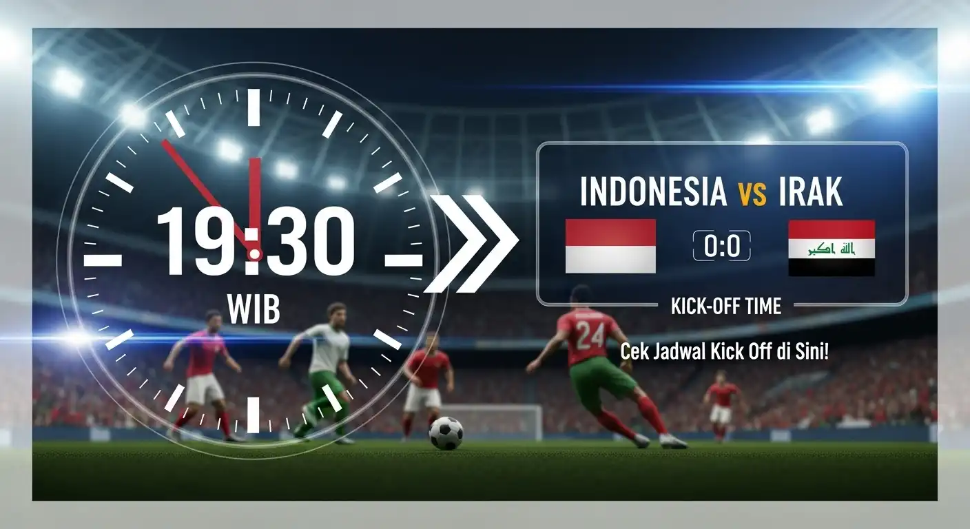 Jam Berapa Indonesia vs Irak? Cek Jadwal Kick Off di Sini!