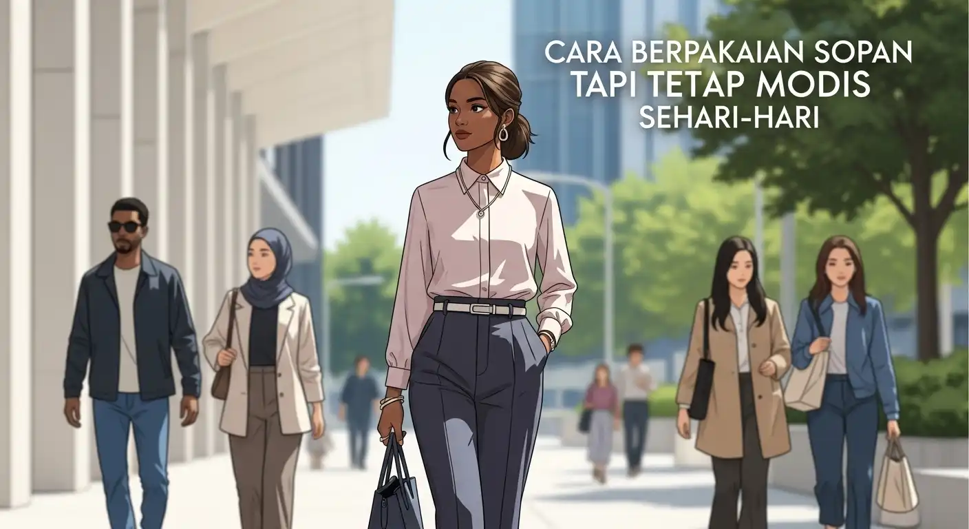 Cara Berpakaian Sopan Tapi Tetap Modis Sehari-hari
