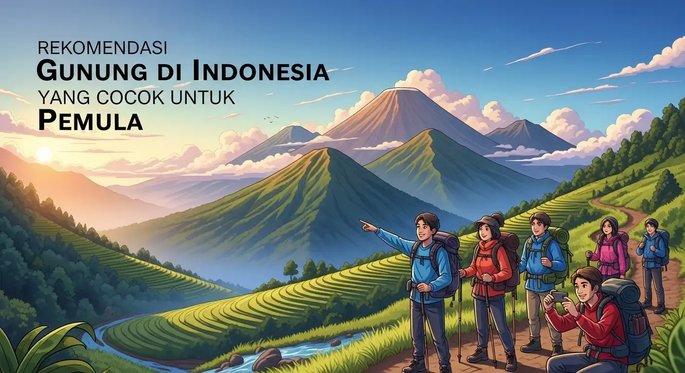 Rekomendasi Gunung di Indonesia yang Cocok untuk Pemula