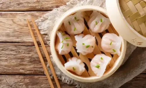 Ilustrasi gambar fresh dimsum