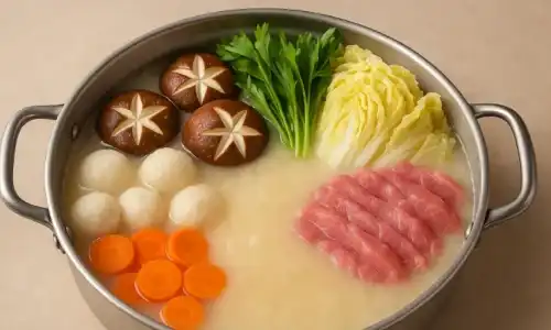 Hotpot Kolagen Segar: Kaldu ringan dengan daging premium, sayuran fresh, dan rempah alami untuk pengalaman masakan yang lembut dan sehat.