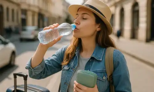 Tips Jaga Kesehatan Saat Traveling dimulai dari hal kecil: tetap terhidrasi, lindungi diri dari sinar matahari, dan bawa obat-obatan dasar dalam perjalanan.