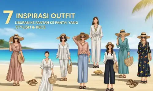 7 Inspirasi Outfit Liburan ke Pantai yang Stylish & Kece